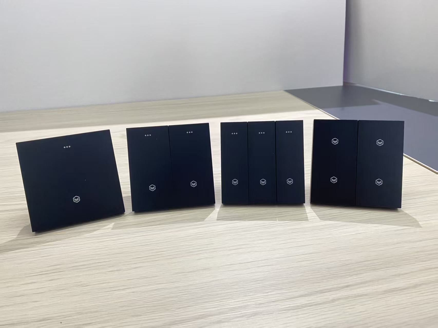 黑色一至三键按键开关系列